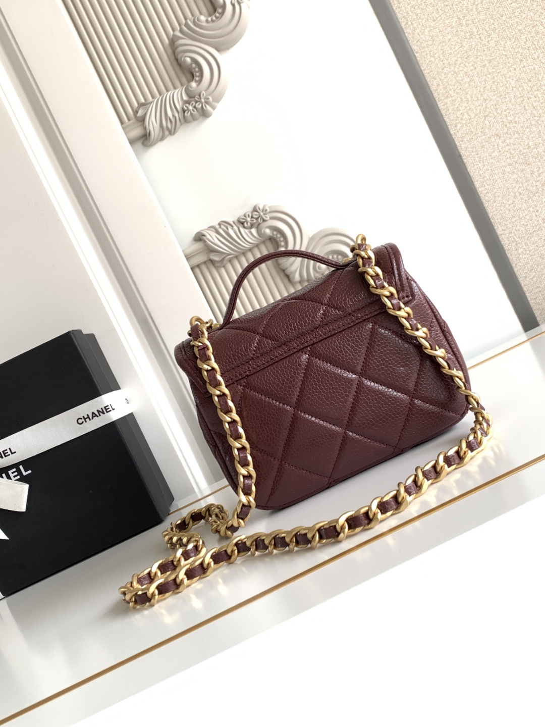 Chanel Style Leather Backpack Bags Backpack detail image 3 from source 785825