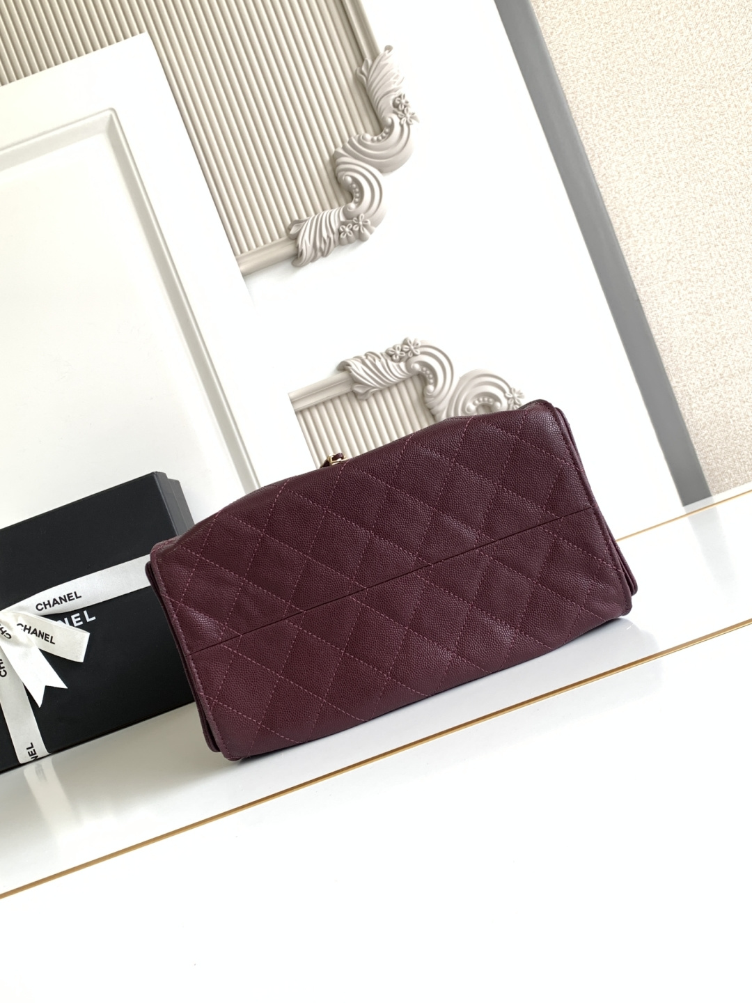 Chanel Style Black Leather Hobo Bag style reference detail image 5 from source 785888