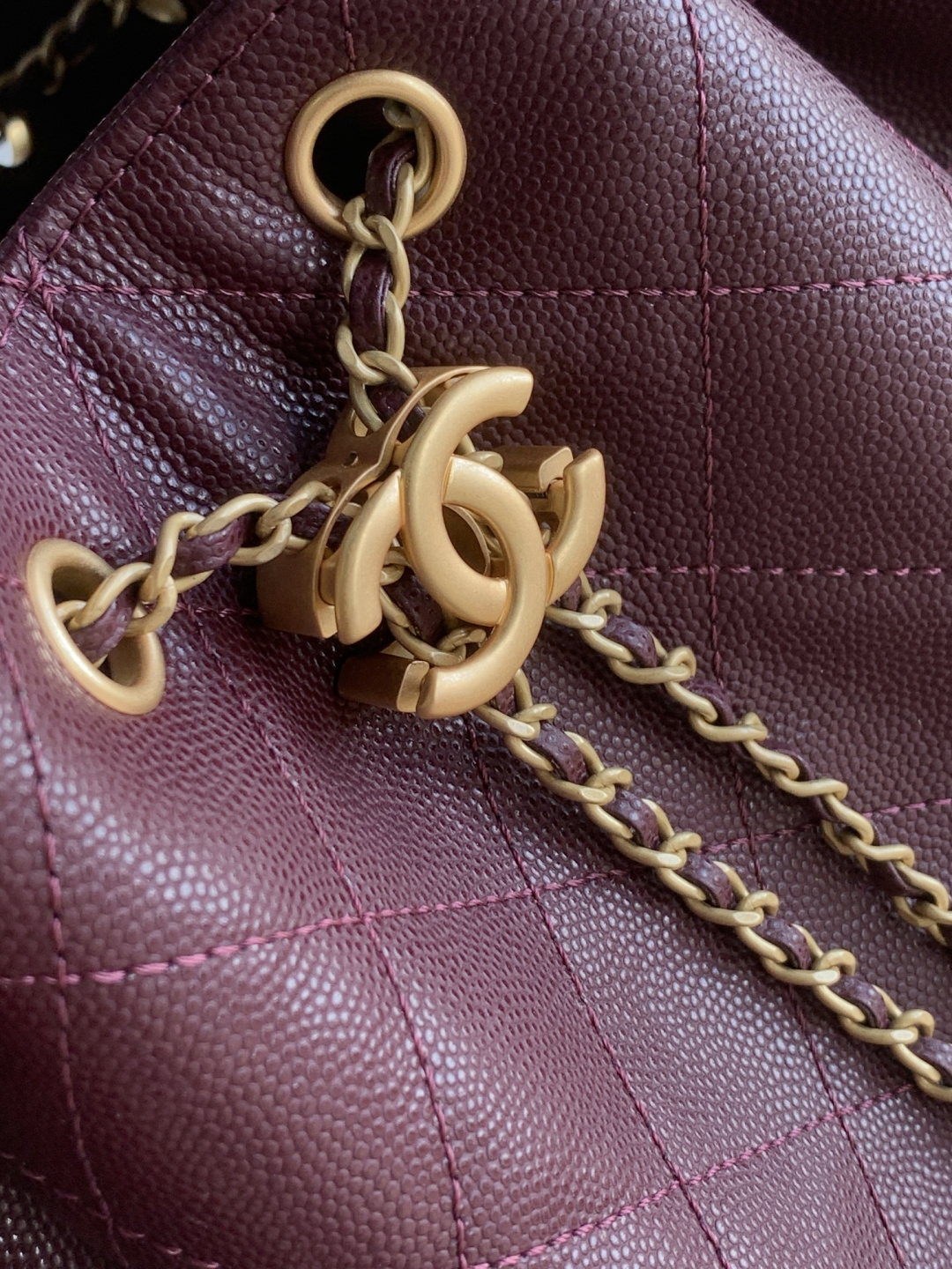 Chanel Style Black Leather Hobo Bag style reference detail image 7 from source 785888