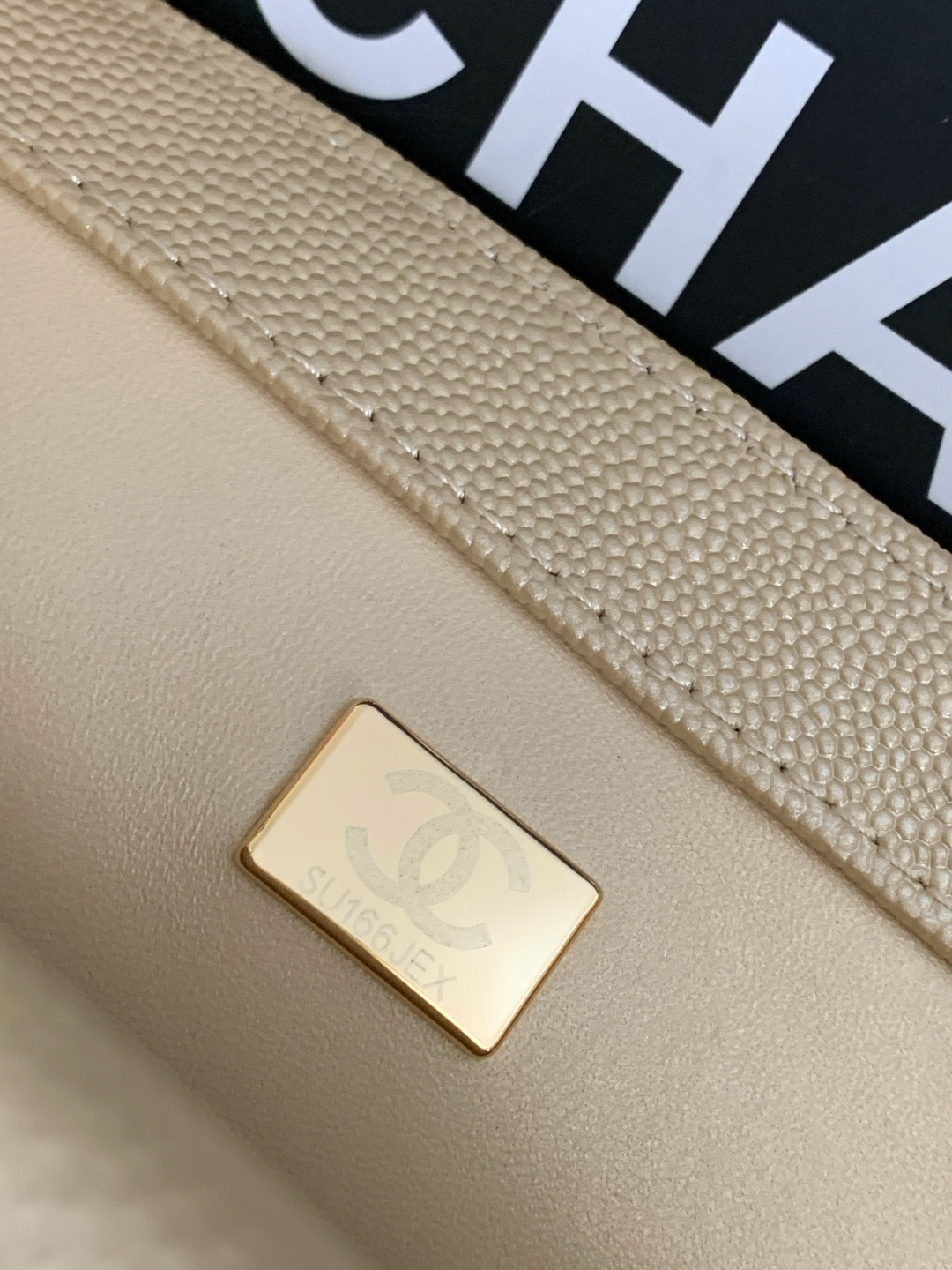 Chanel CHANEL 25b双C调节扣方胖子、回归款双logo链条包 感的小球纹