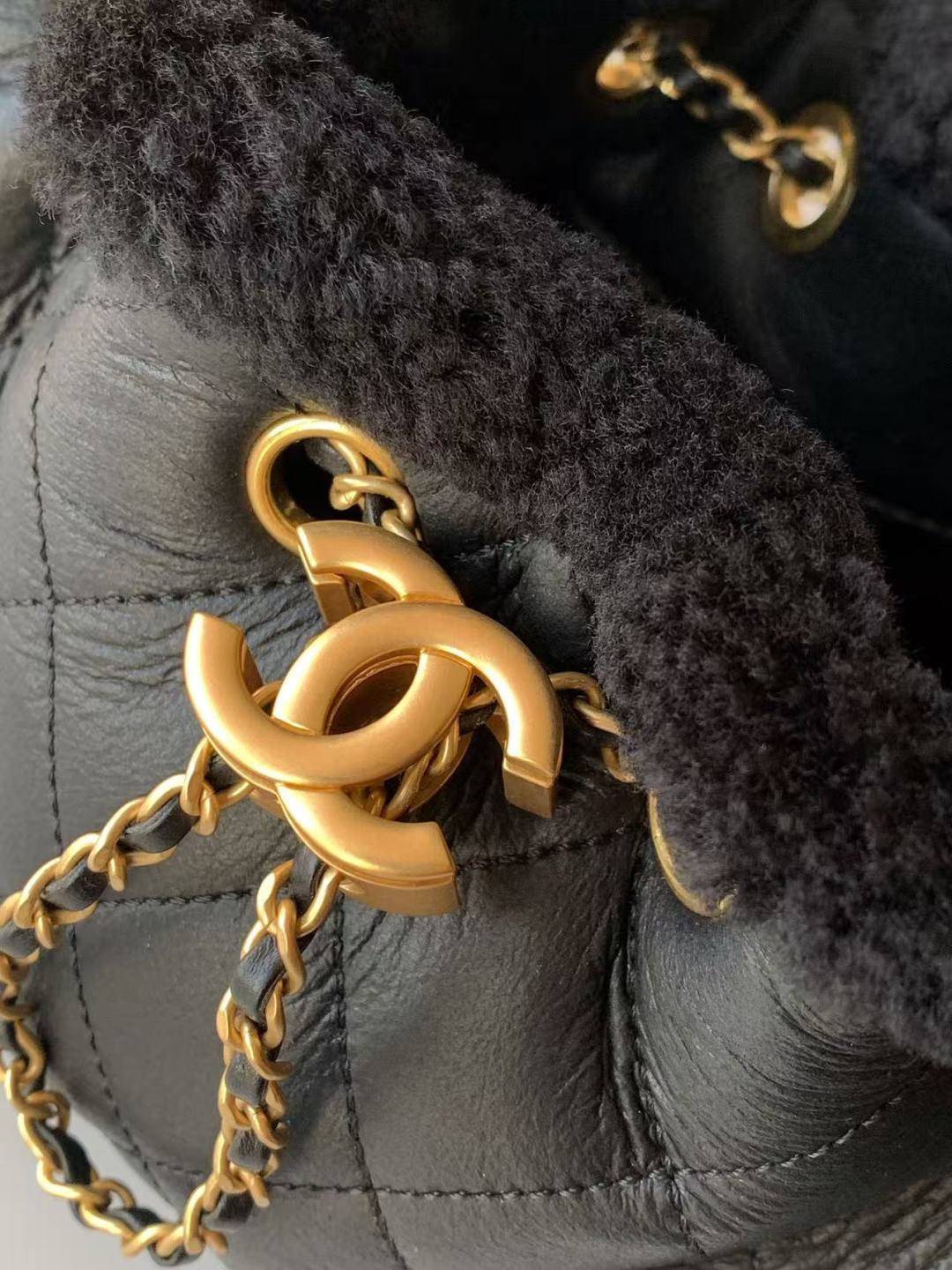 Chanel Style Leather Hobo Bag style reference detail image 7 from source 785913