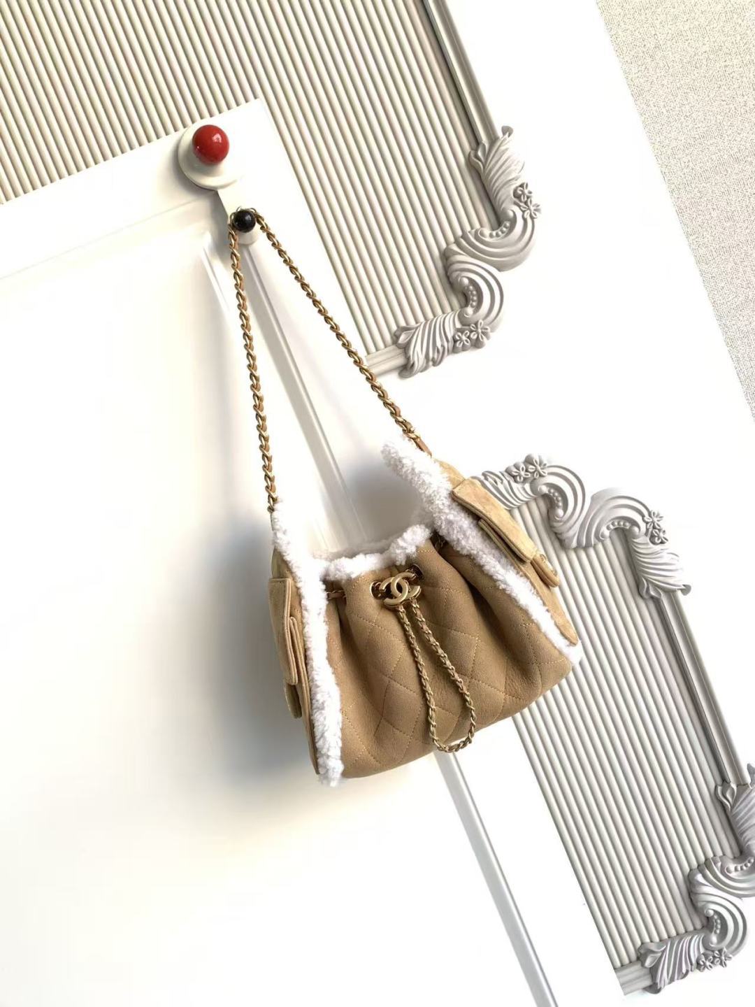Chanel Style Leather Hobo Bag Lookbook Reference image 1