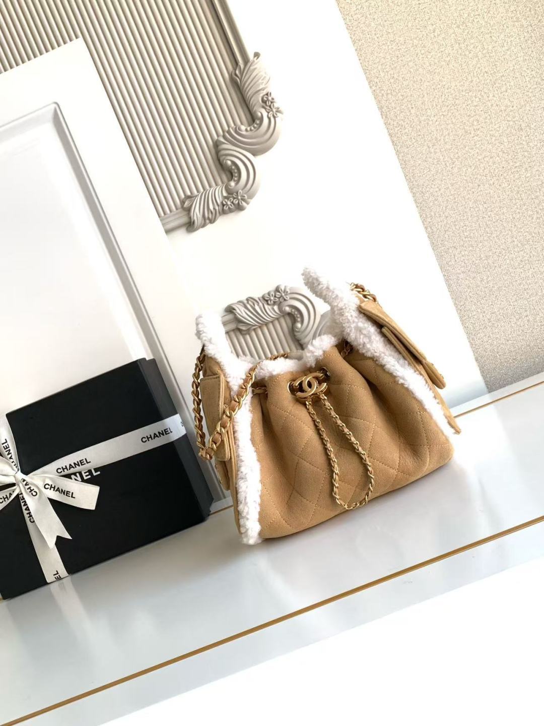 Chanel Style Leather Hobo Bag Lookbook Reference image 2
