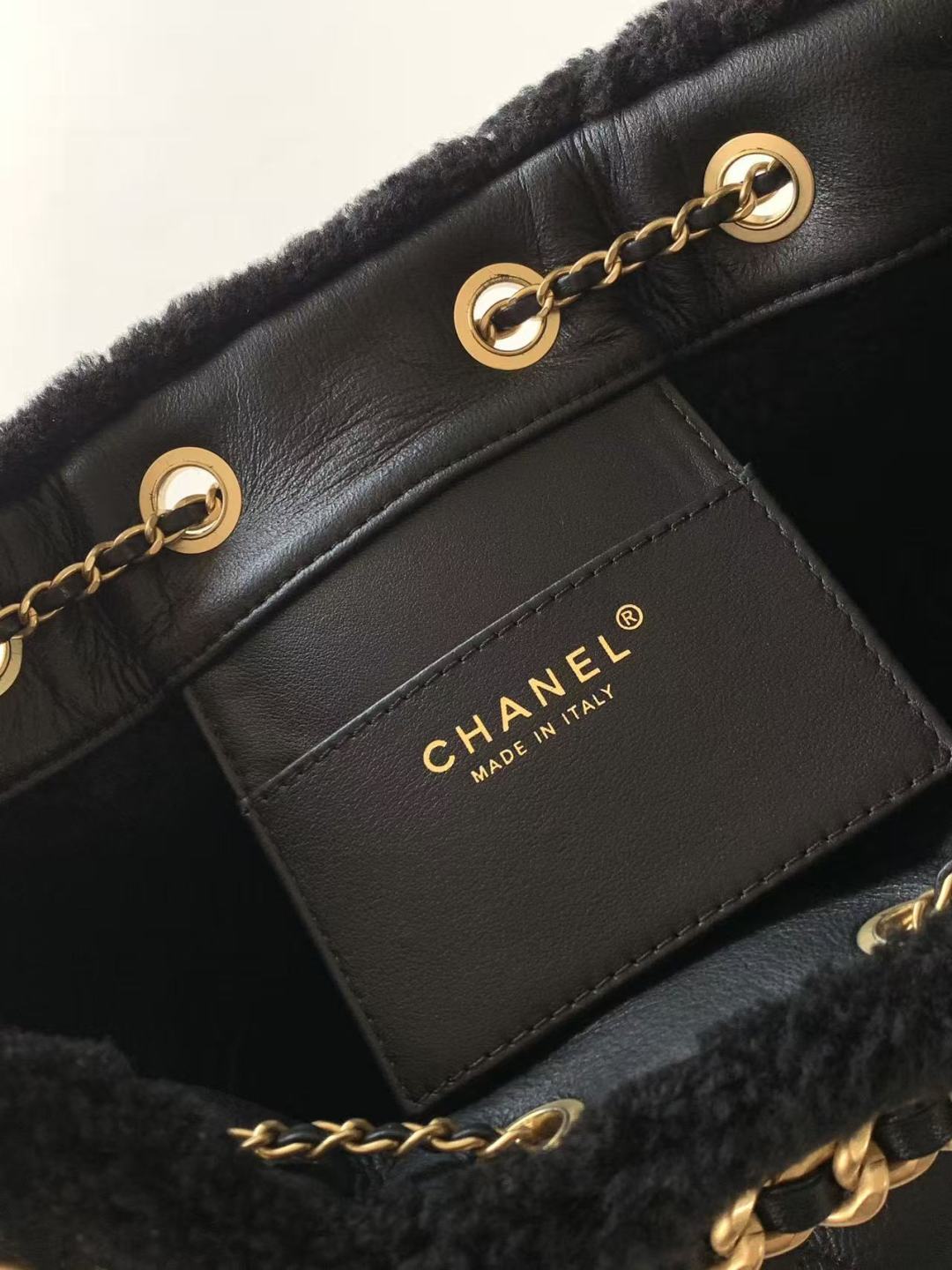 Chanel Style Black Leather Hobo Bag style reference detail image 9 from source 785916