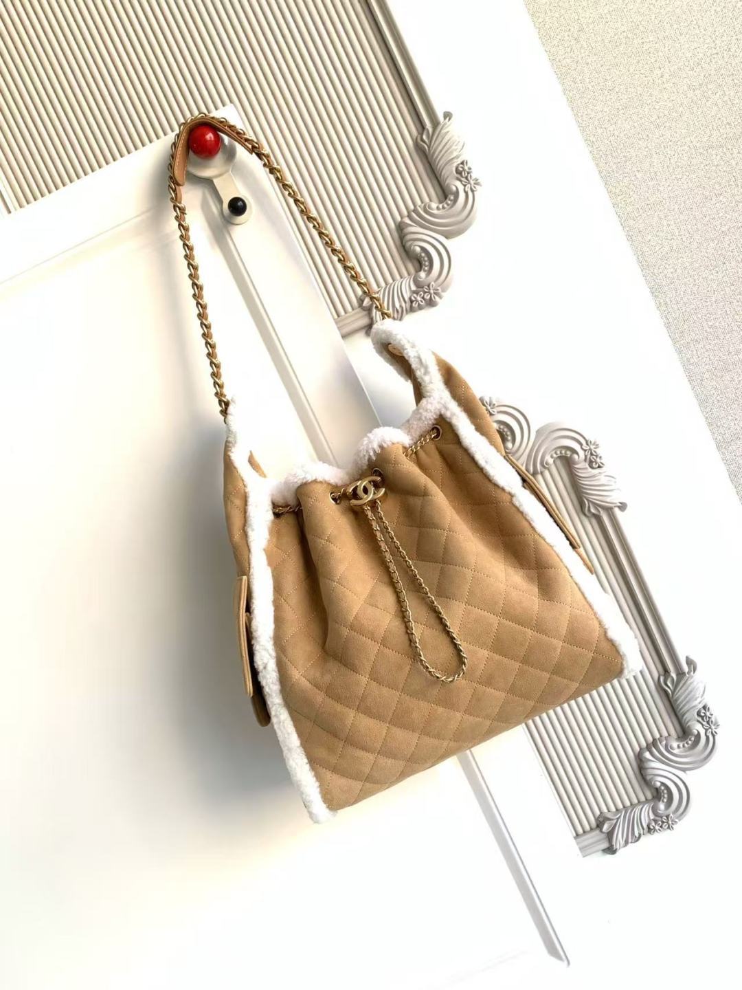 Chanel Style Black Leather Hobo Bag Lookbook Reference image 1