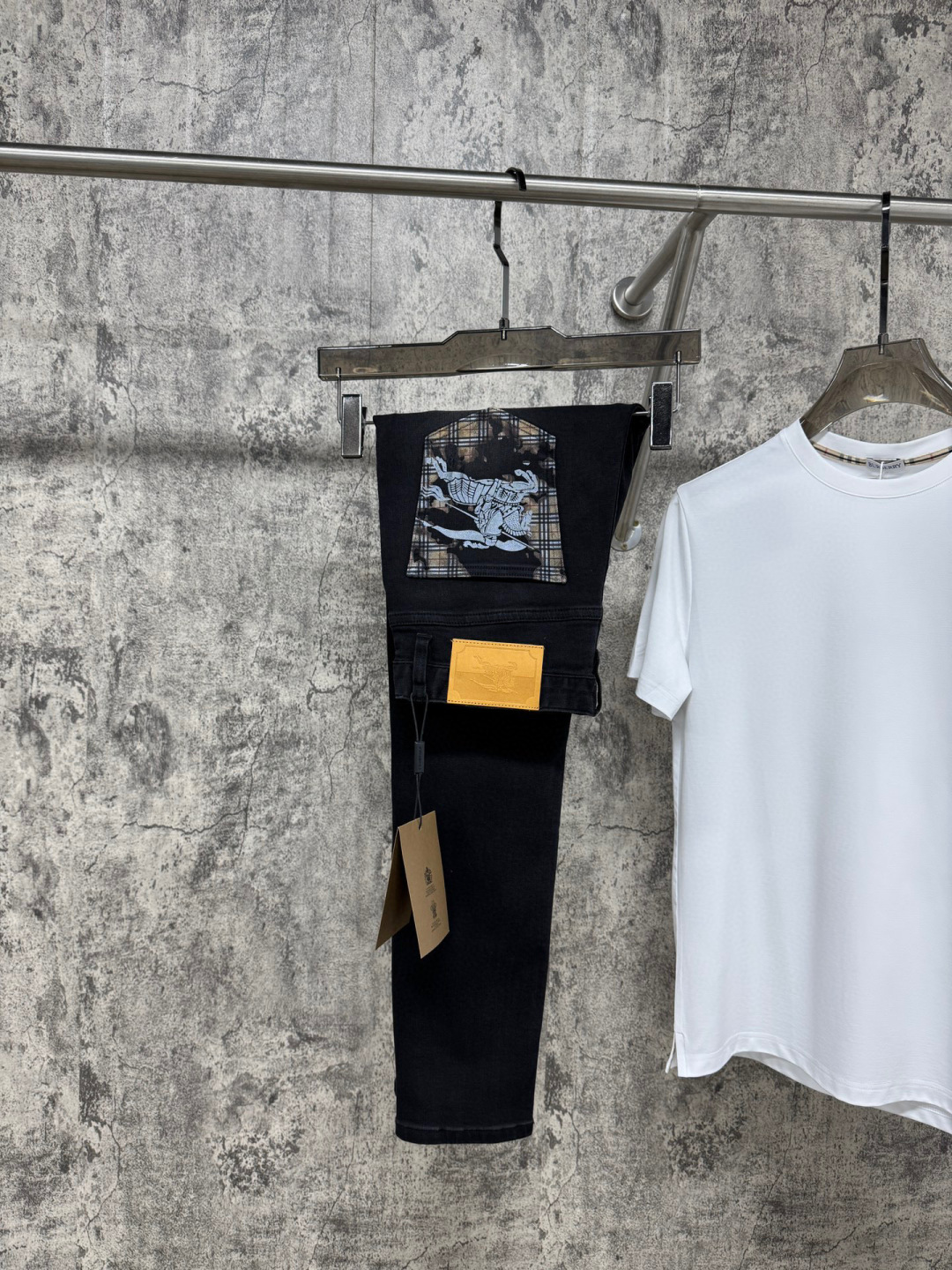 P696 New 25ss BBR flash new jeans, original custom, bullet power, tailoring, classic number 29-38 - 图片 1