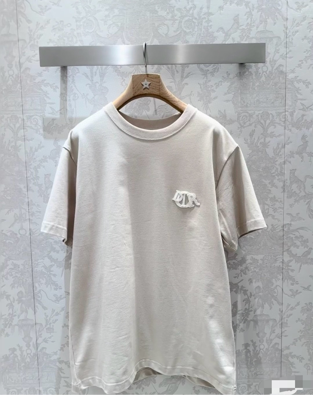  Dior迪奥2025新款蛇年限定胸前刺绣字母短袖T恤男女同款
这款 Dior Charm T 恤以图案