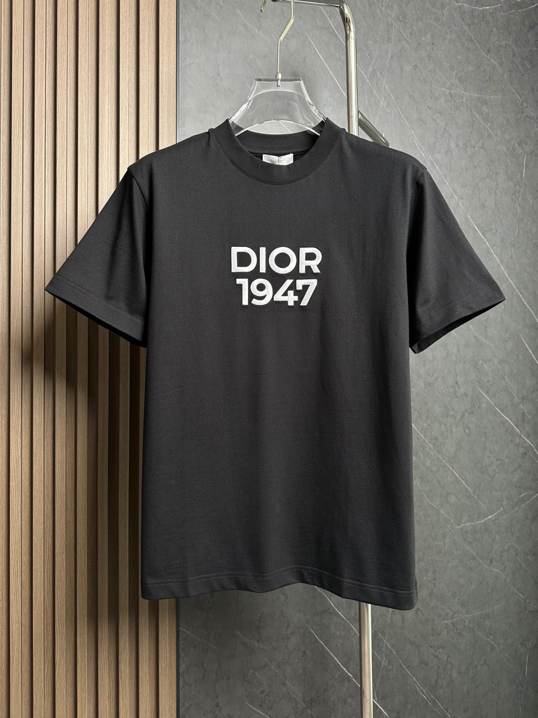 CD迪家26ss夏季最新款短袖圆领T恤 高端订制 设计前卫时尚！品牌刺绣🪡字母logo重工艺设计 高端定