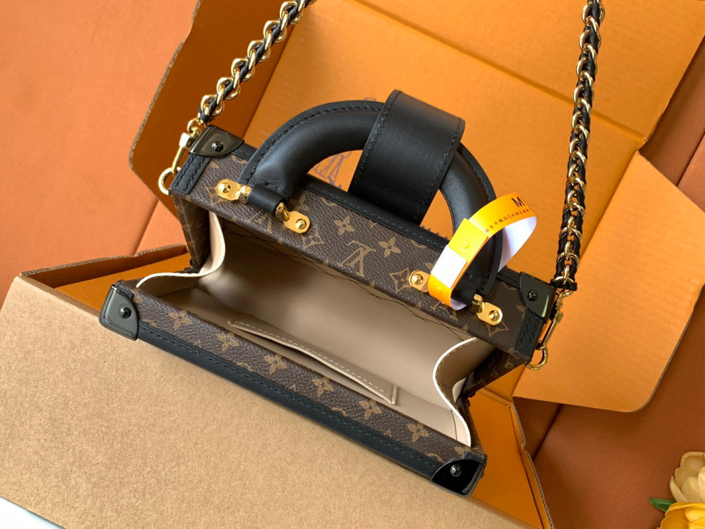 Louis Vuitton 全钢M46755老花（对版） 盒子包箱子系列