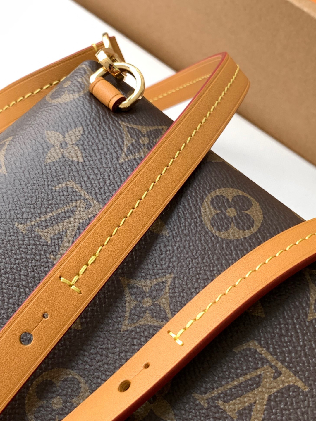 Louis Vuitton 独家首发型号：M45502【 全钢】Montsouris Mini背包皮料是 代 意大利A级皮料