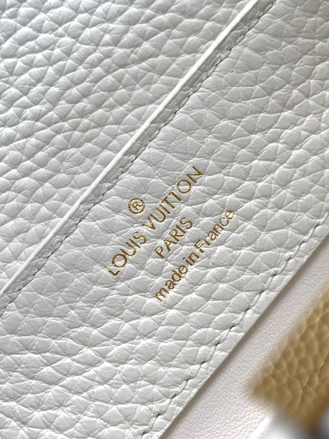 Louis Vuitton 全钢五金 M20845进口牛皮白色金扣