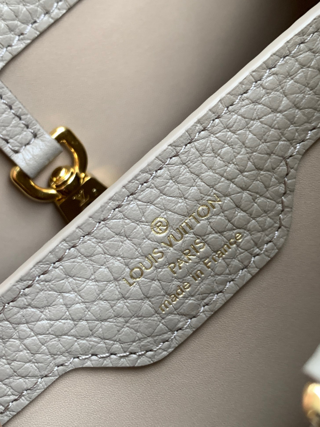 Fendi 全钢 N80071进口牛皮灰配蟒蛇金扣