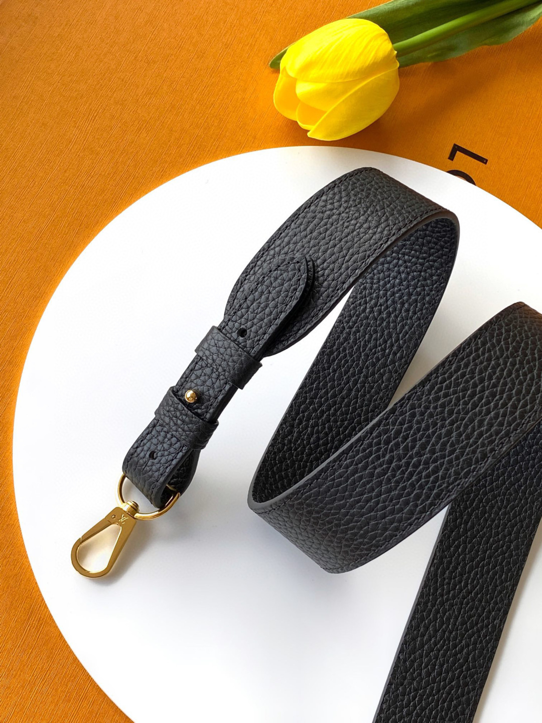 Louis Vuitton 全钢 N80071进口牛皮黑配蟒蛇金扣