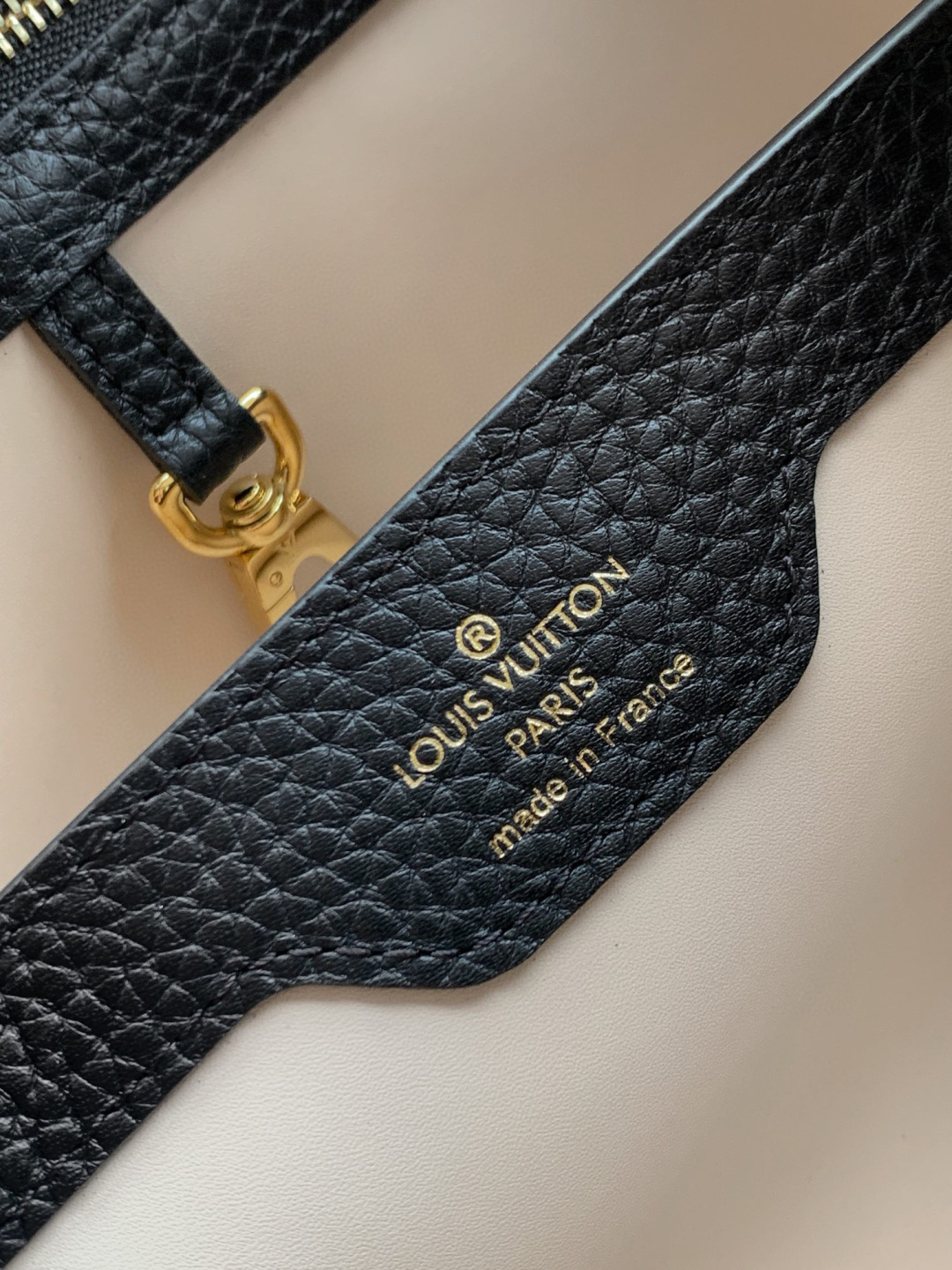 Louis Vuitton 动态芯片版 全钢进口牛皮 M23950黑色配白色金升级版五金