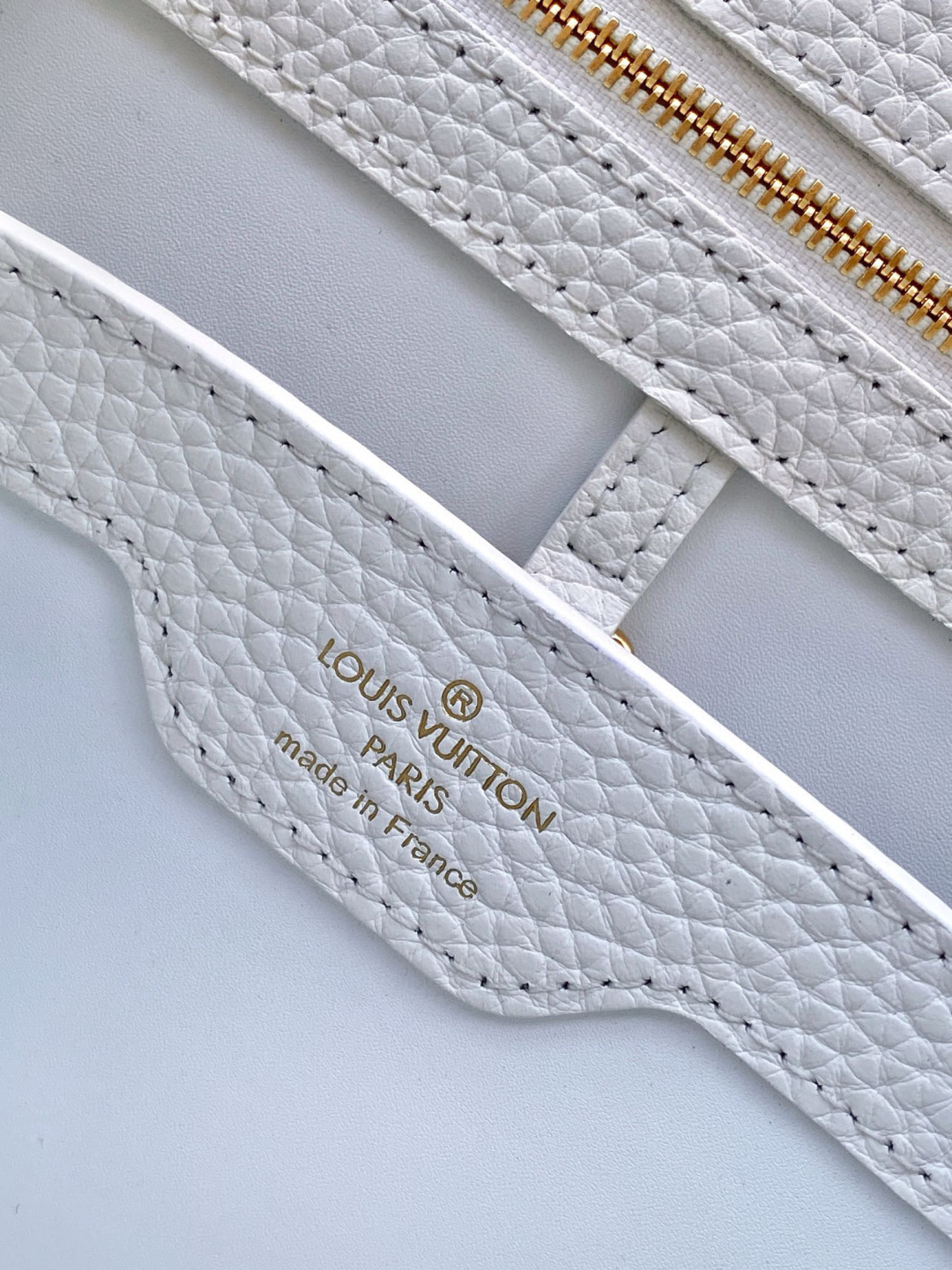 Louis Vuitton 全钢五金 变码芯片 配全套包装 M56660进口牛皮白色金扣