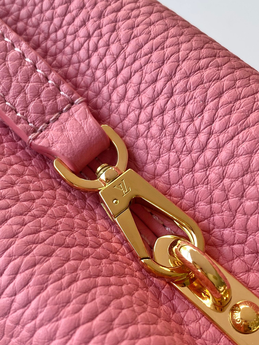 Louis Vuitton 全钢 M20845进口牛皮秋水仙配浅樱花粉色花卉三拼