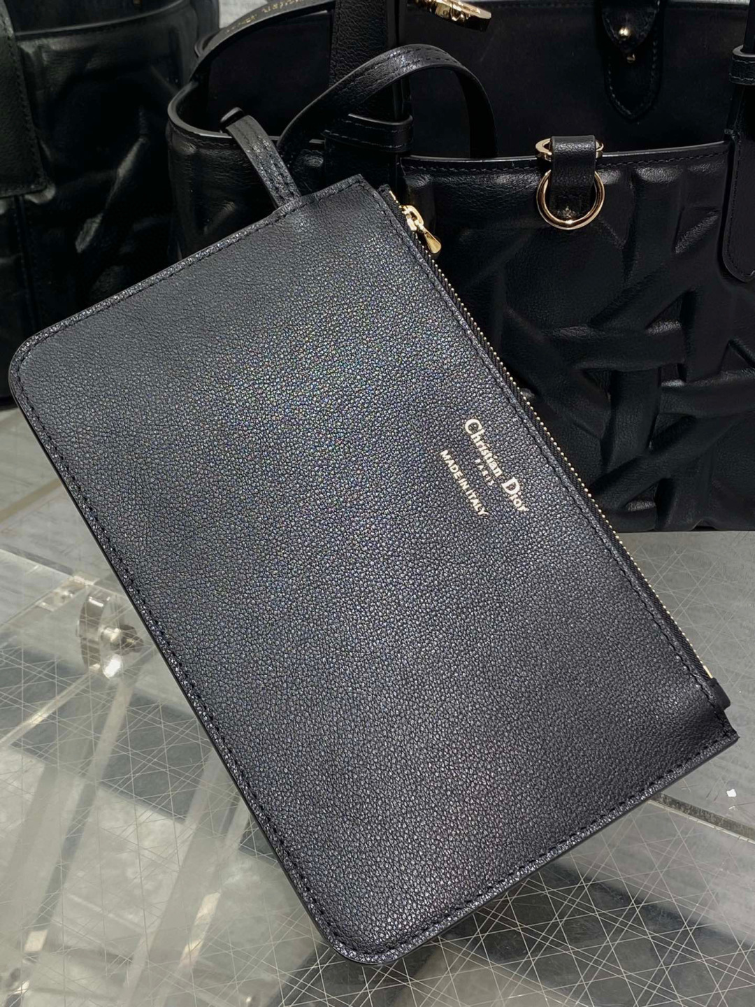 Dior 小号Toujours系列砖柜最新压花黑色 有点太美了 高颜值包包 颜色 嫩