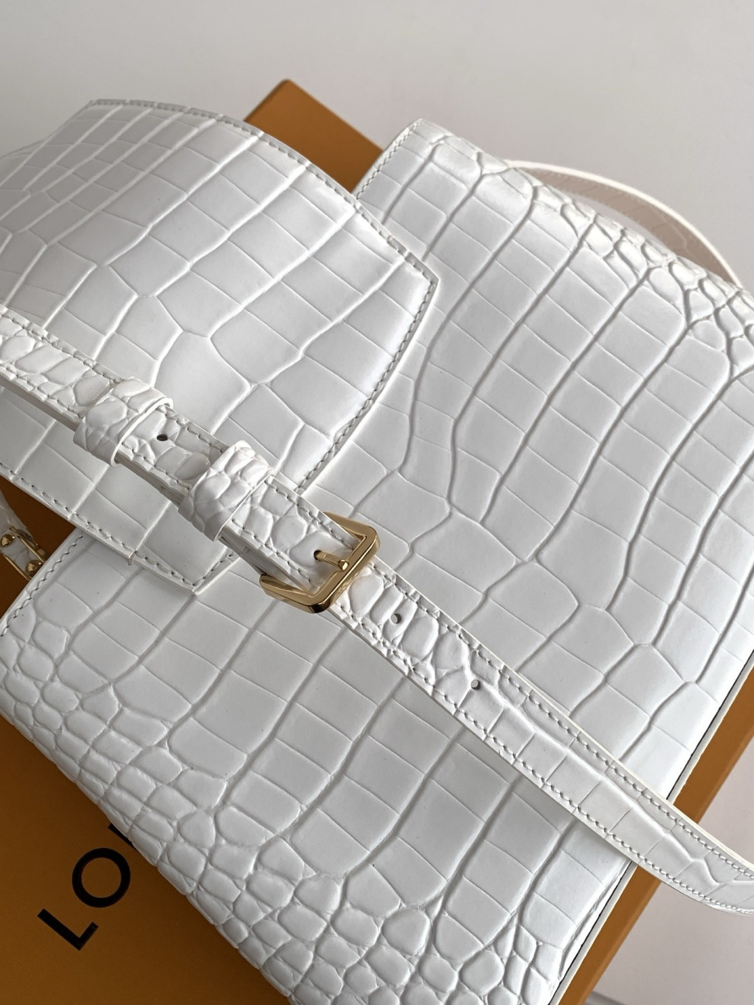 Lacoste 全钢五金 独家定制 精品级别 进口白色亮光鳄鱼纹金扣M86154动态163c动态变码