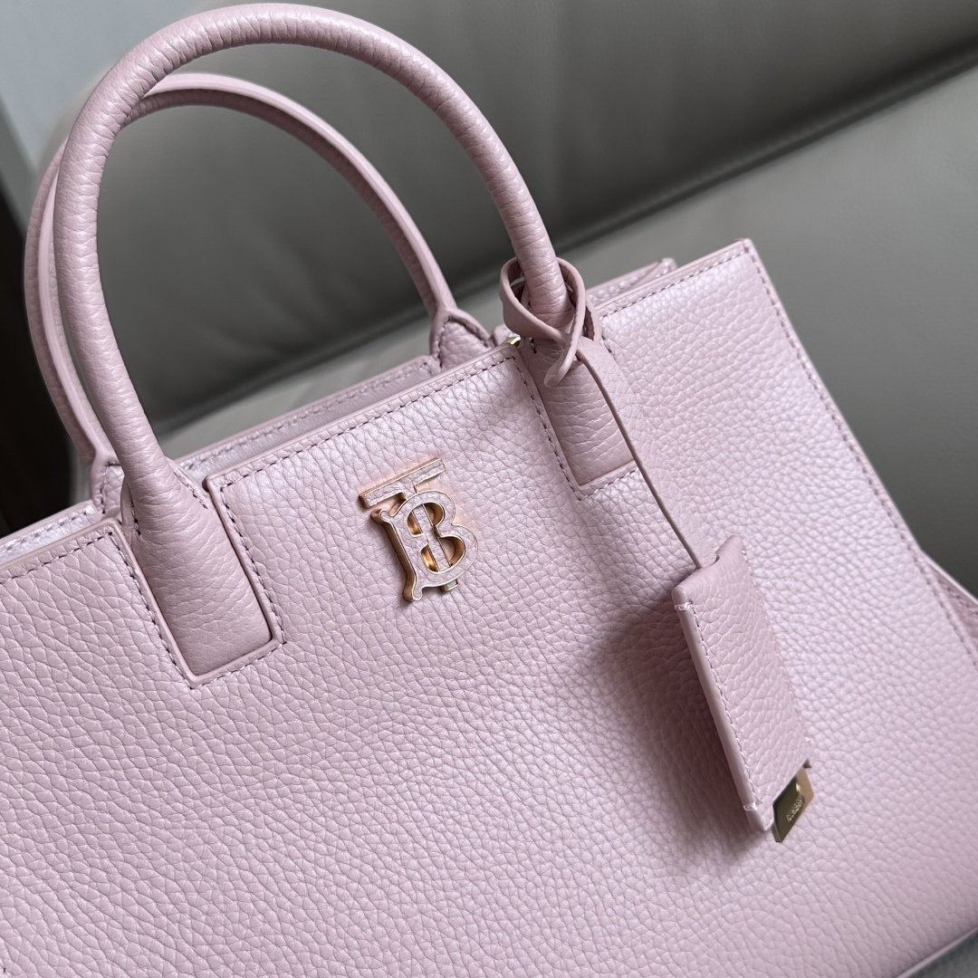 Burberry トートバッグ - イタリア製粒纹皮革と多機能ポケット