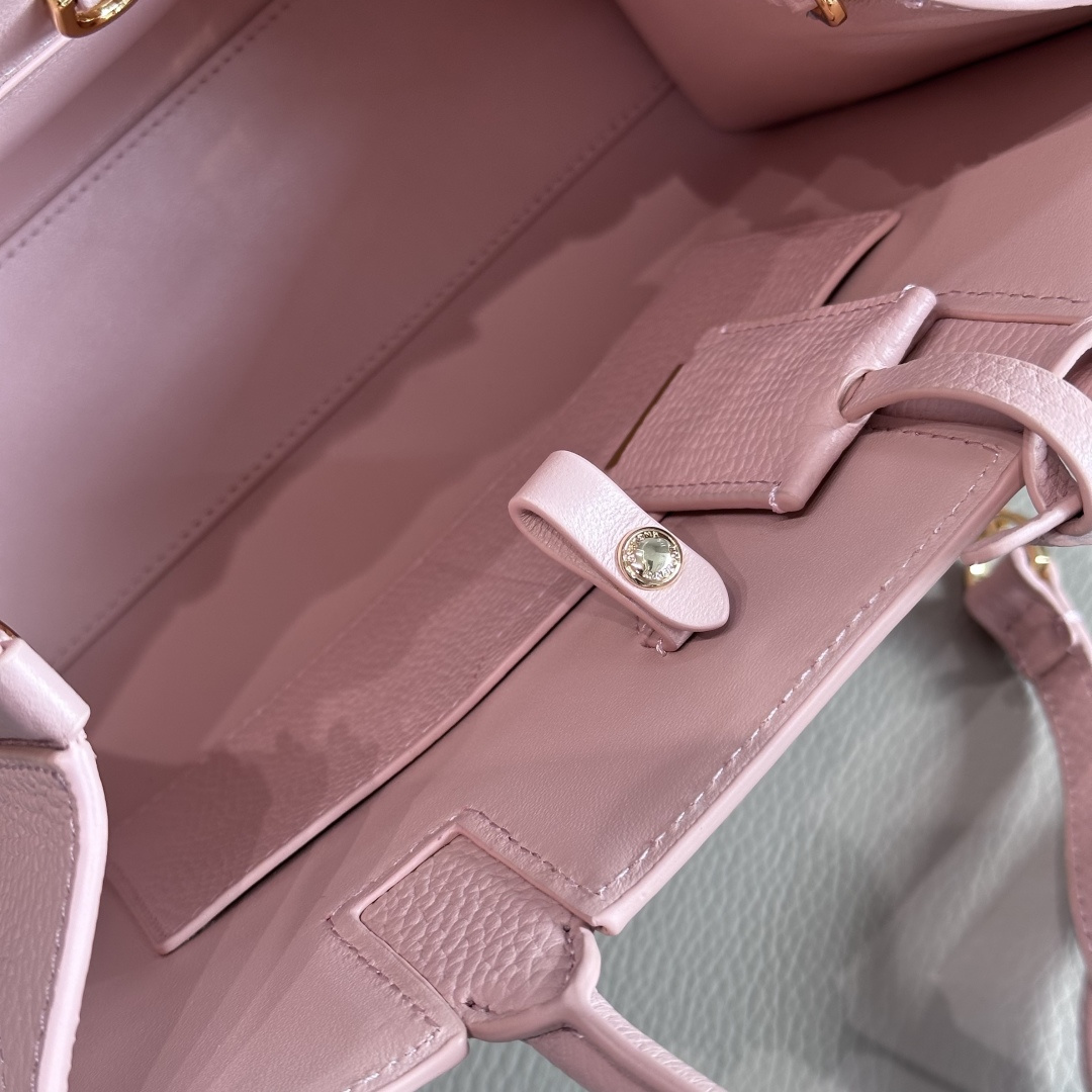 Burberry トートバッグ - イタリア製粒纹皮革と多機能ポケット