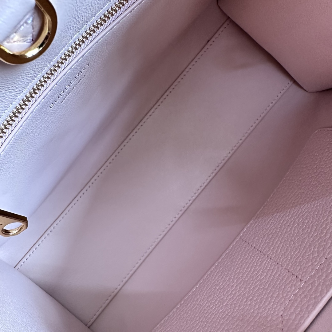 Burberry トートバッグ - イタリア製粒纹皮革と多機能ポケット