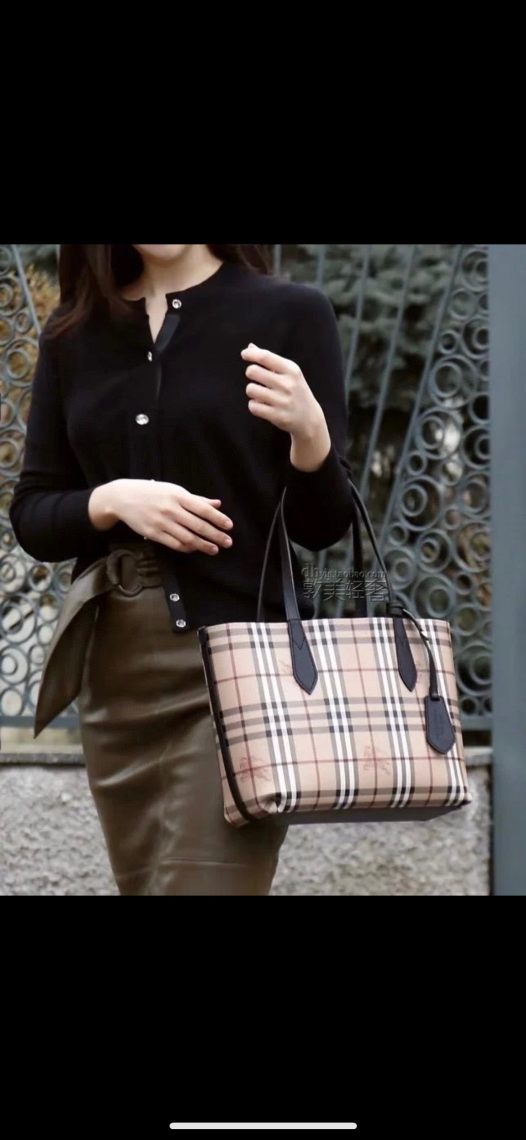 Commuter gentle bag~ Fell in love at first sight. B's commuter tote is amazing, with a retro and gentle style. It has a large capacity, high aesthetic value, and practicality. image 1