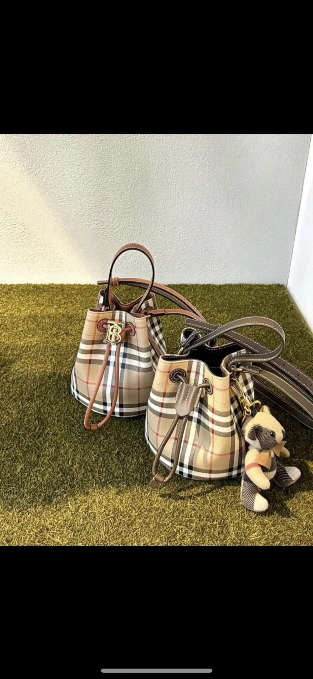 Burberry mini bucket bag