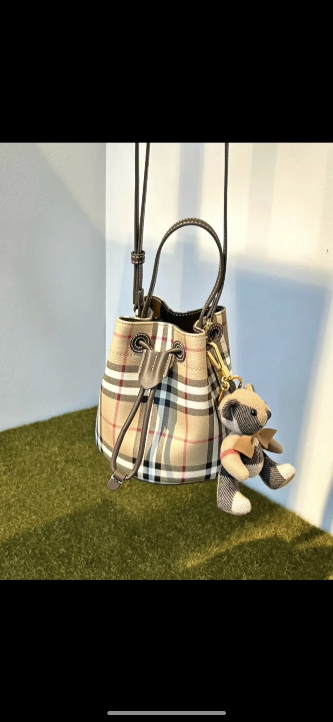 Burberry mini bucket bag