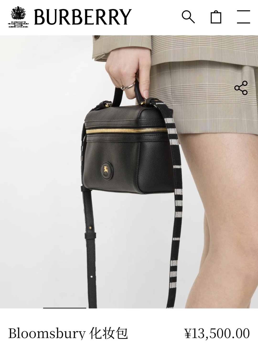 New BloomsBurberryy Cosmetic Bag
