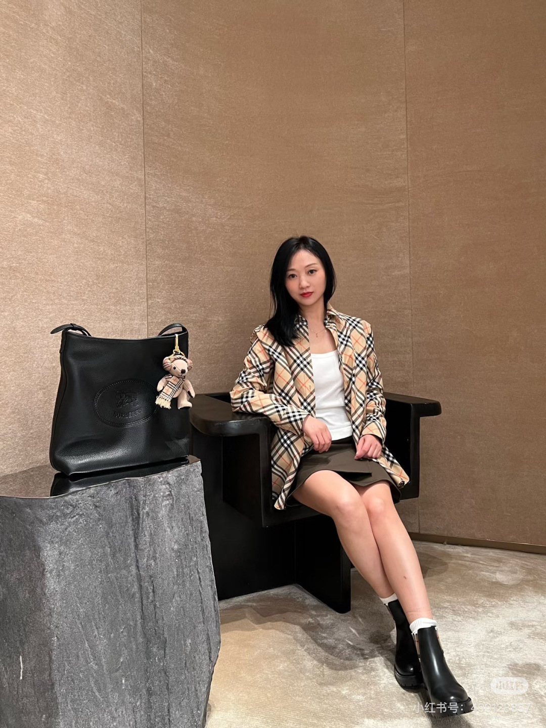 Burberry Original leather