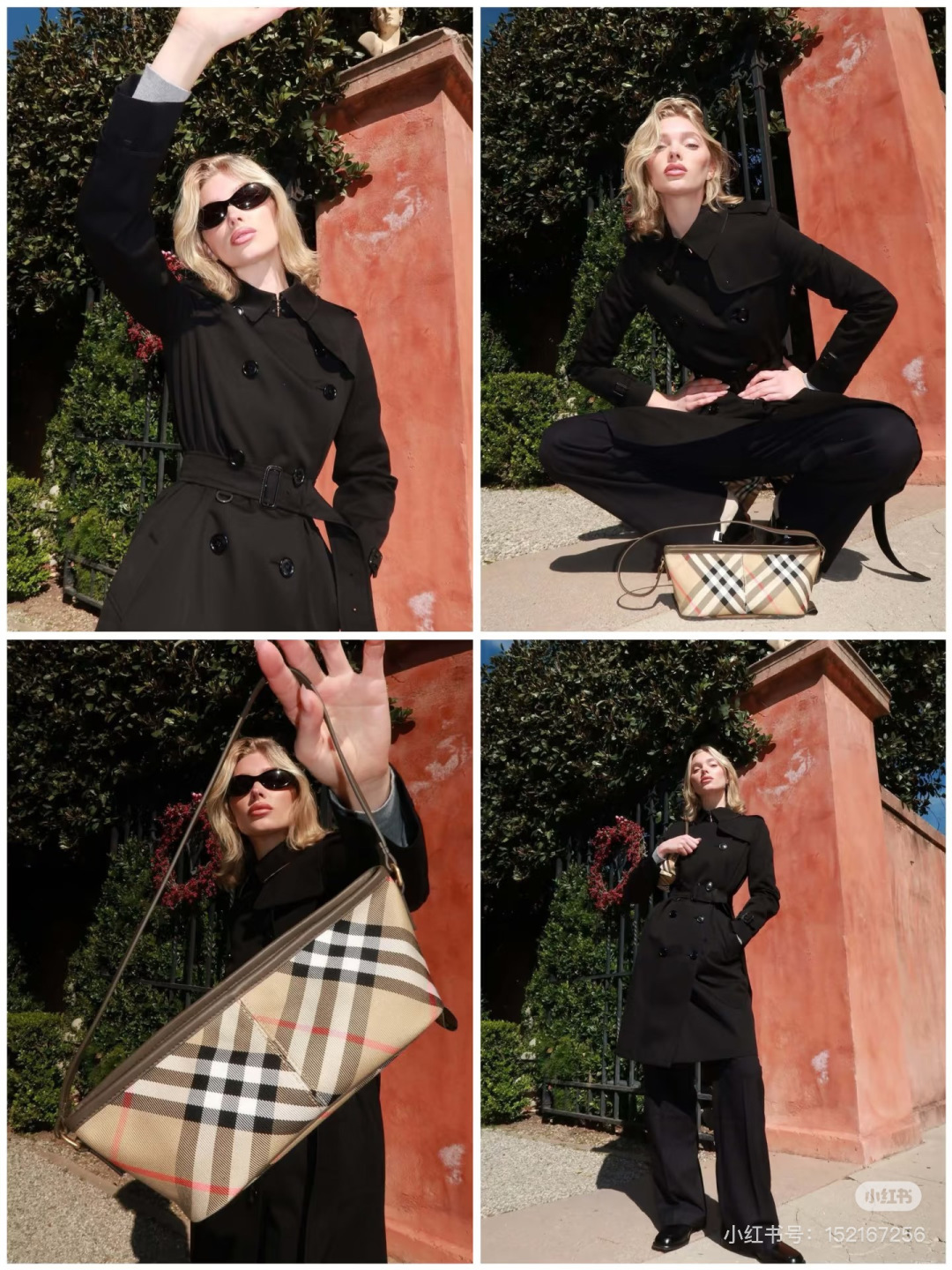 Burberry Arrival of grid returns