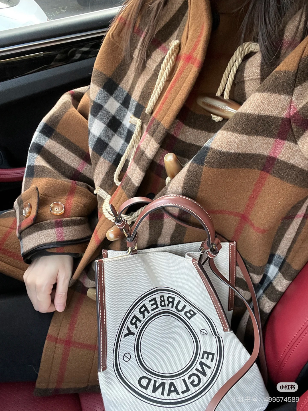 Burberry Peggy bucket bag looks good when carried by hand or cross-body