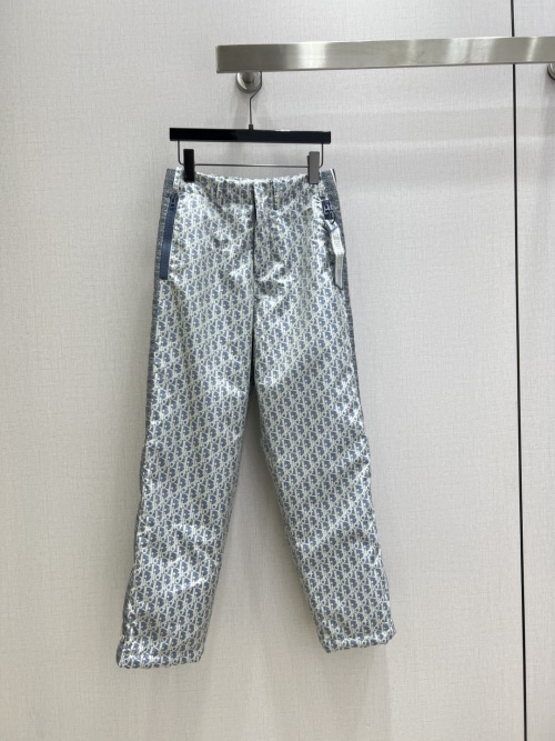 Dior 2025 Fall/Winter Cotton Straight-Leg Pants with All-Over Jacquard Pattern 5 Dior 2025 Fall/Winter Cotton Straight-Leg Pants with All-Over Jacquard Pattern