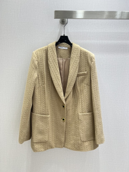 Elegant Wool Blend Double Pocket Blazer, Classic British Style Jacket 4 Elegant Wool Blend Double Pocket Blazer, Classic British Style Jacket