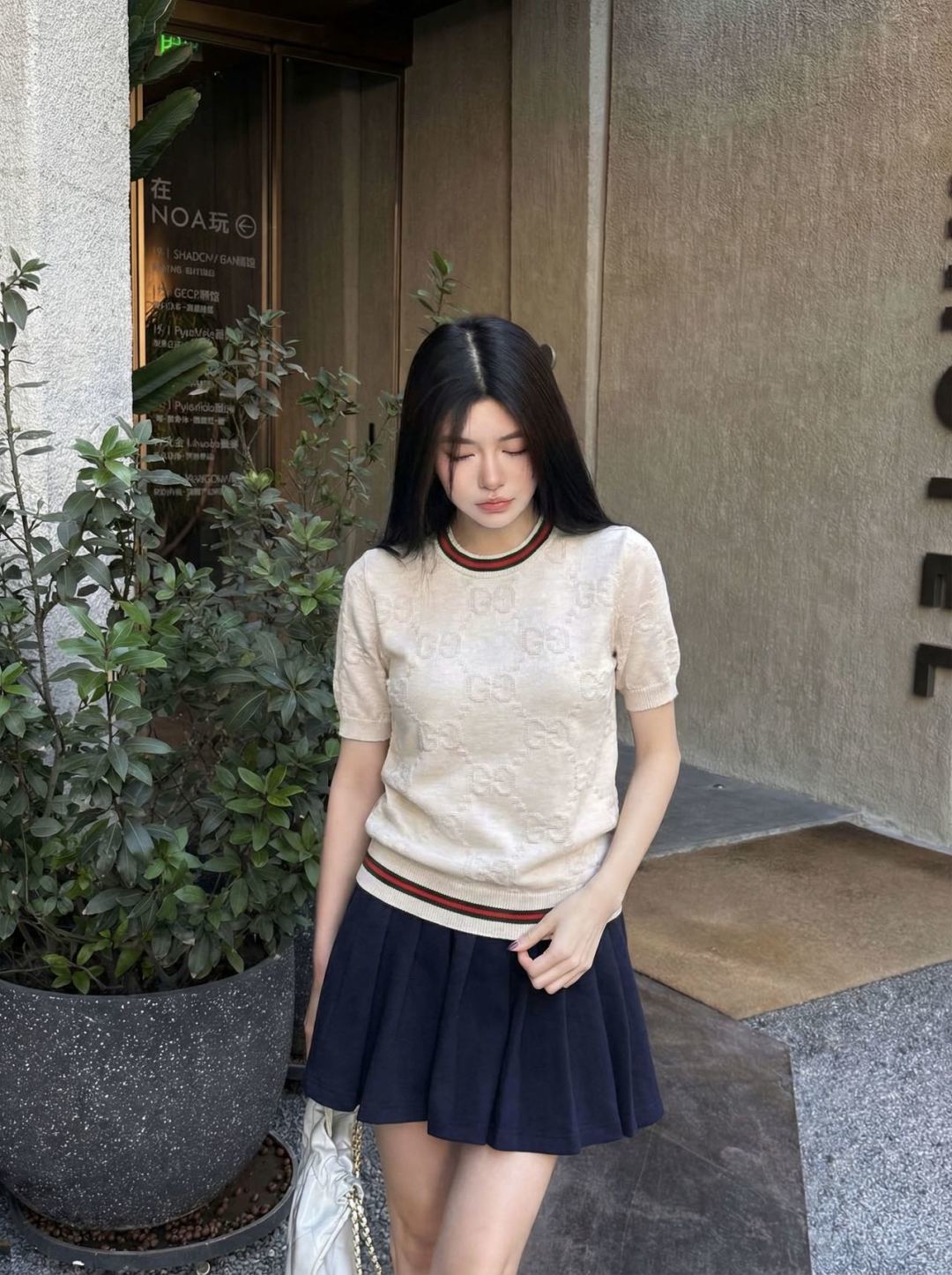 NO:722038,Model upper body picture,Gucci-clothing,gucci,19860909模特上身图,古驰-服装,gucci,,Women's clothing