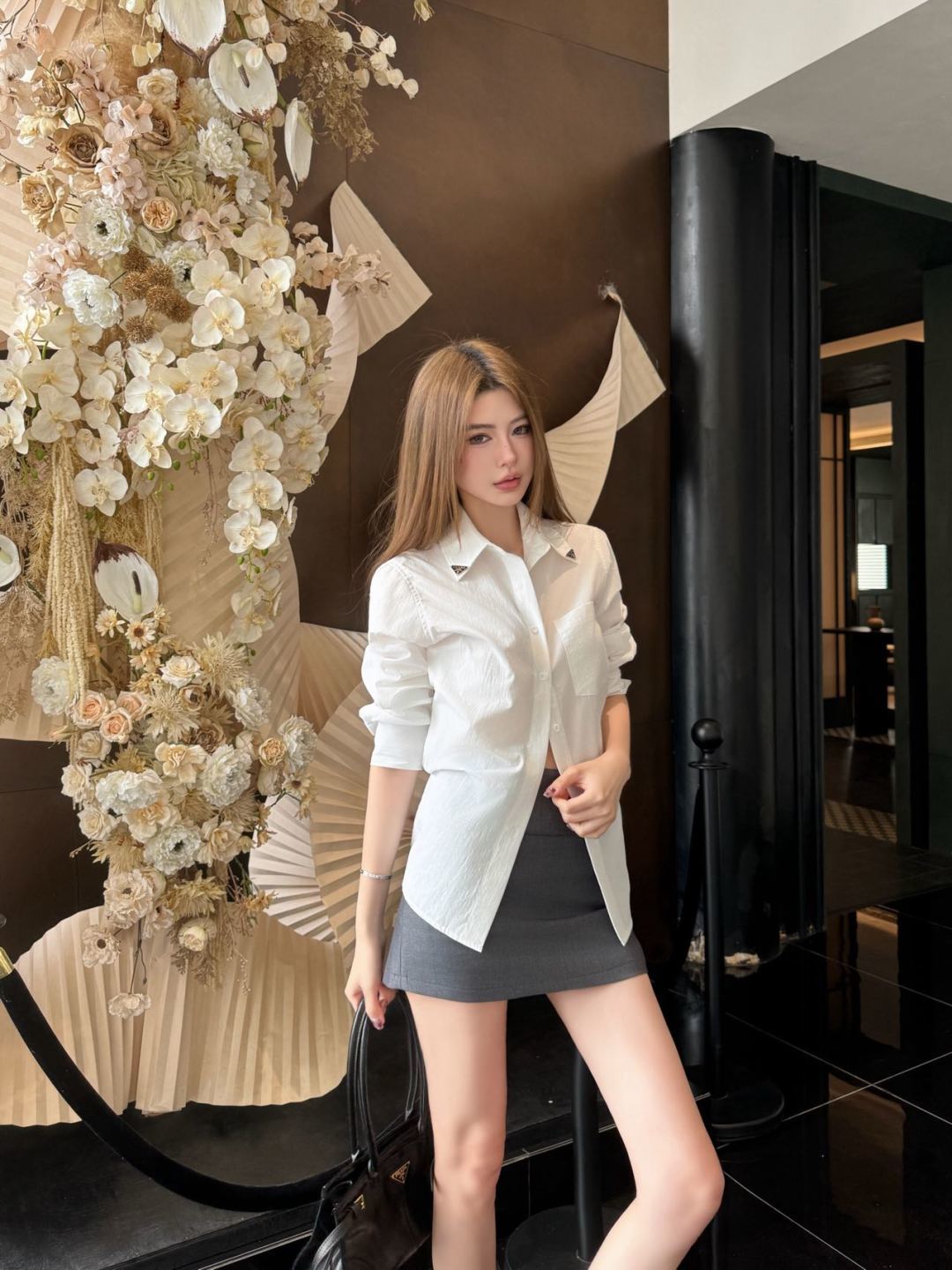 NO:722054,Model upper body picture,Prada-clothing,prada,19860909模特上身图,普拉达-服装,prada,,Women's clothing