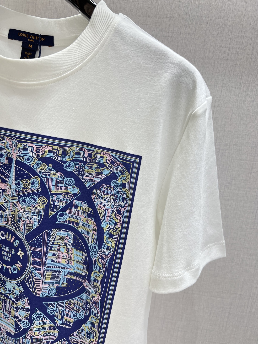 Louis Vuitton Blue Graphic T-Shirt