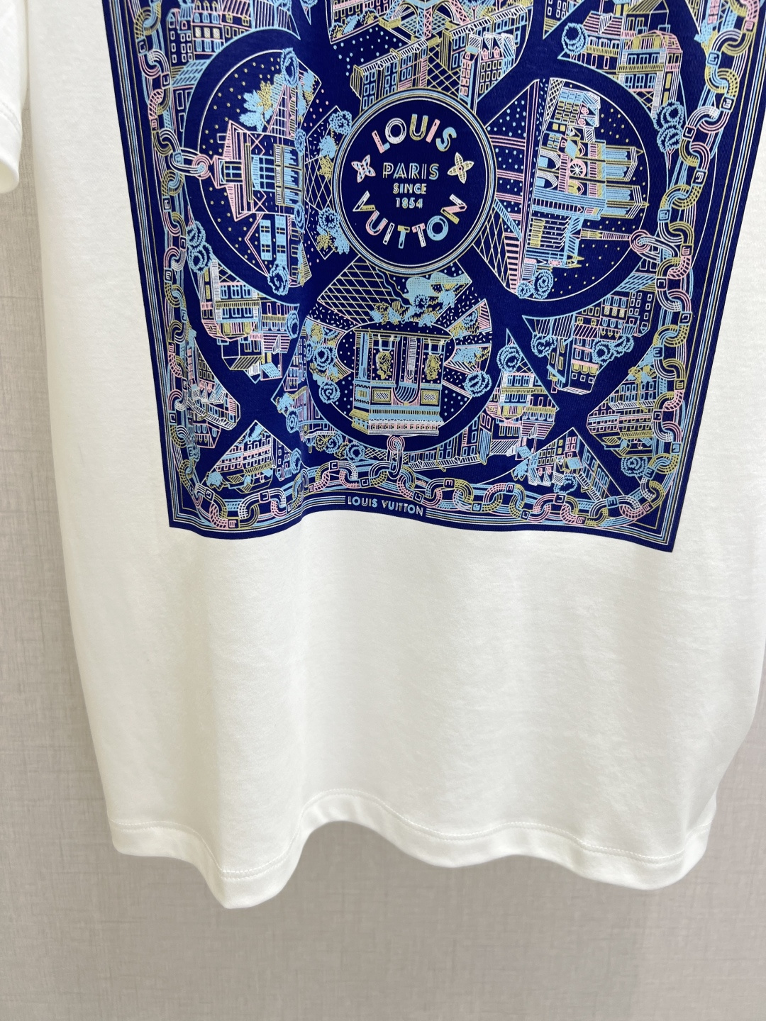 Louis Vuitton Blue Graphic T-Shirt