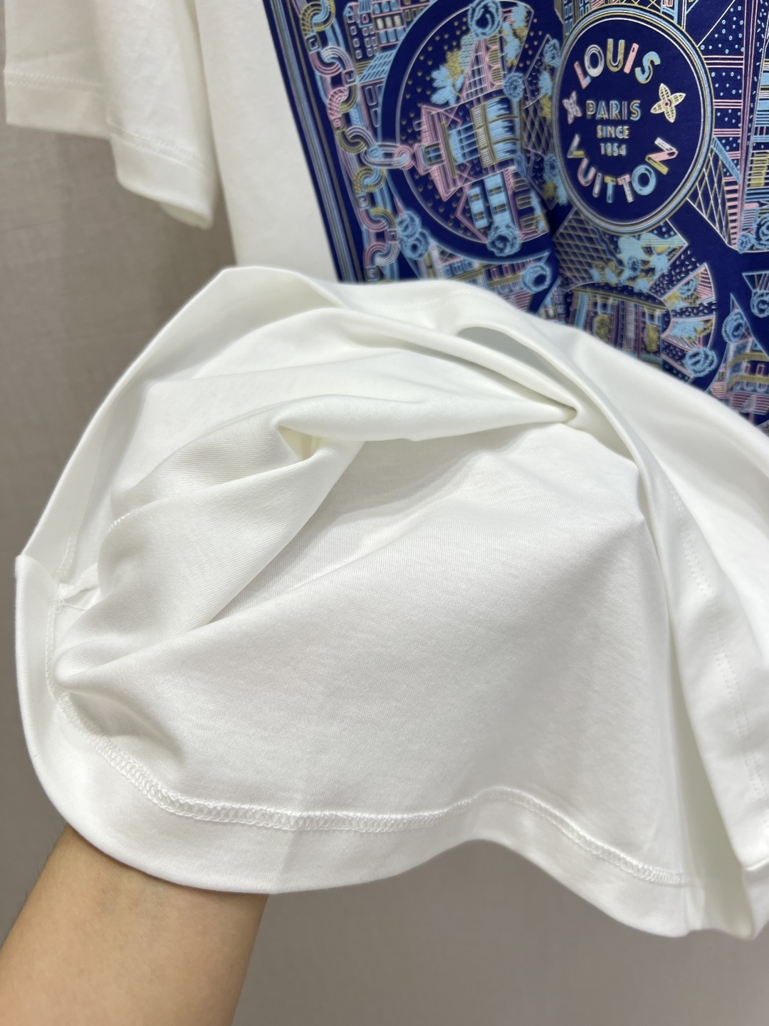Louis Vuitton Blue Graphic T-Shirt