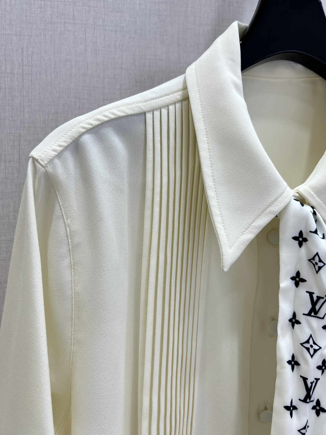 Louis Vuitton Monogram Tie Blouse
