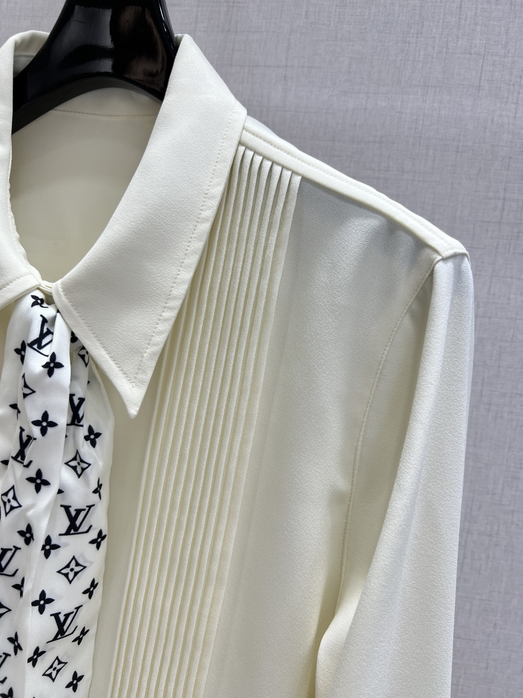 Louis Vuitton Monogram Tie Blouse