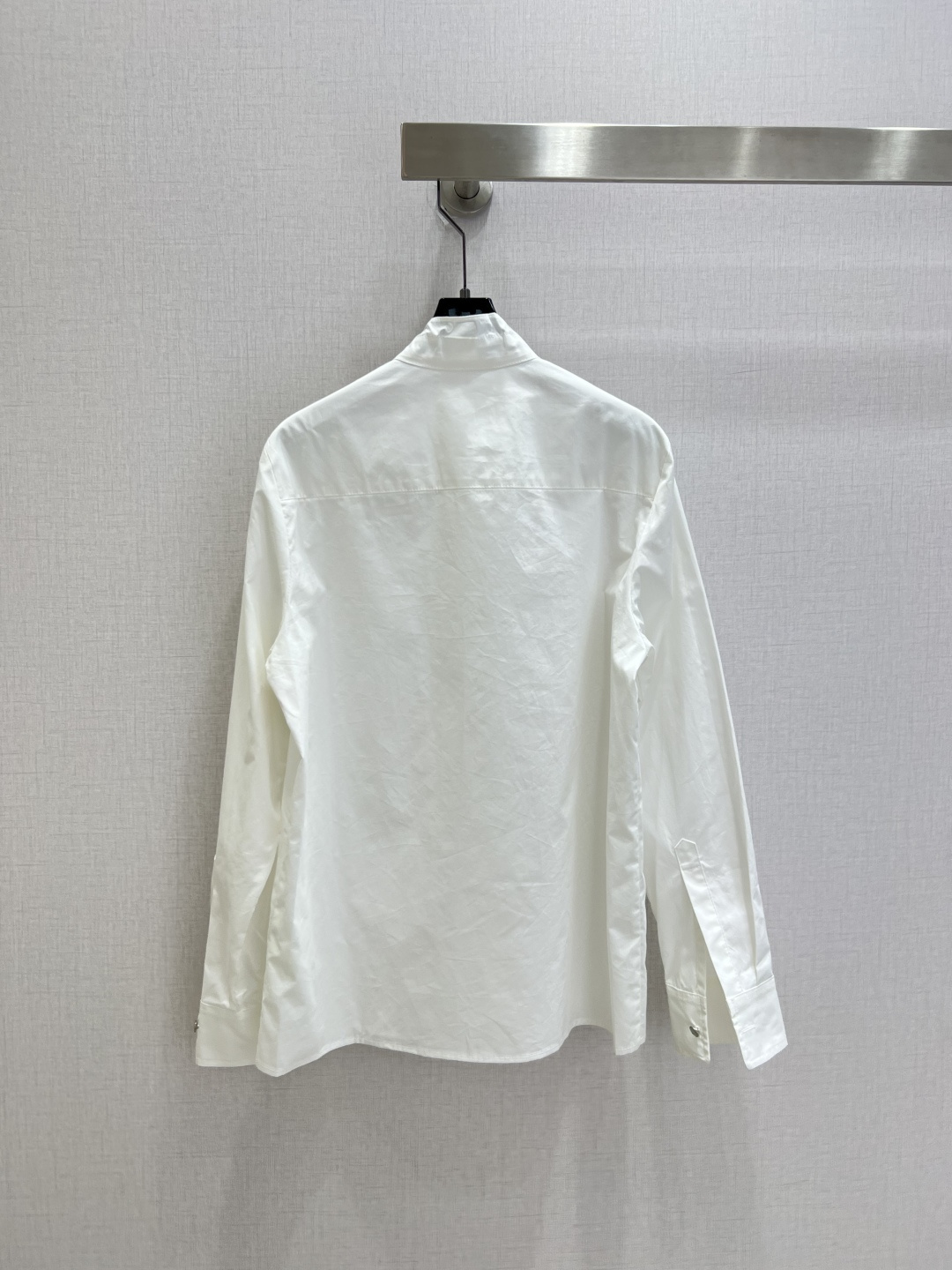 White Ruffle Collar Shirt