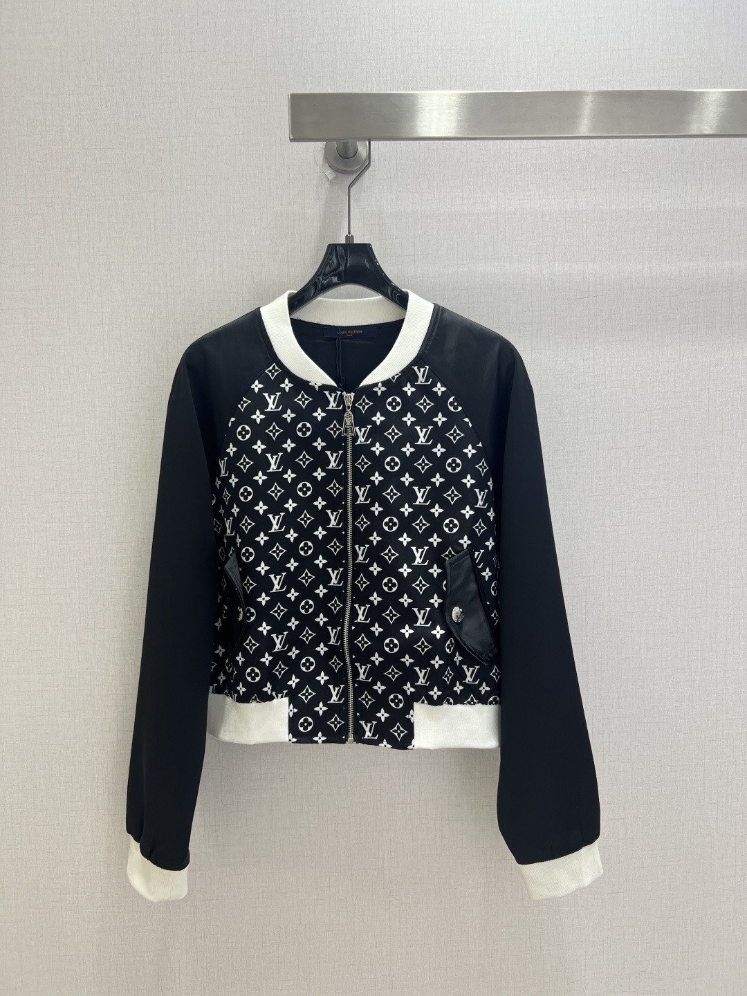 Louis Vuitton Black Monogram Bomber Jacket