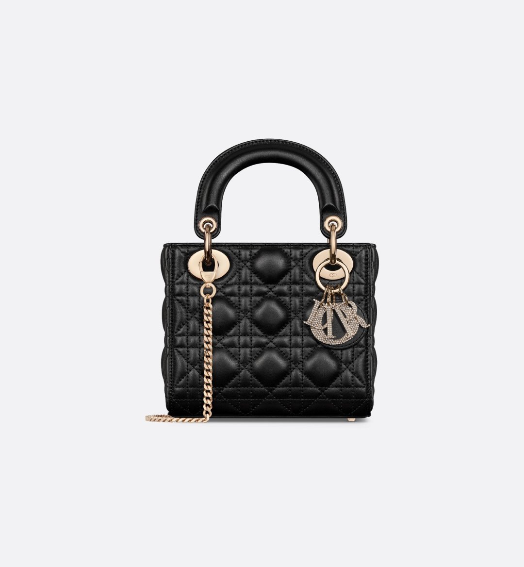 【Imagen del sitio web oficial】 ✦ Hebilla de diamante de tres rejillas negra ✦