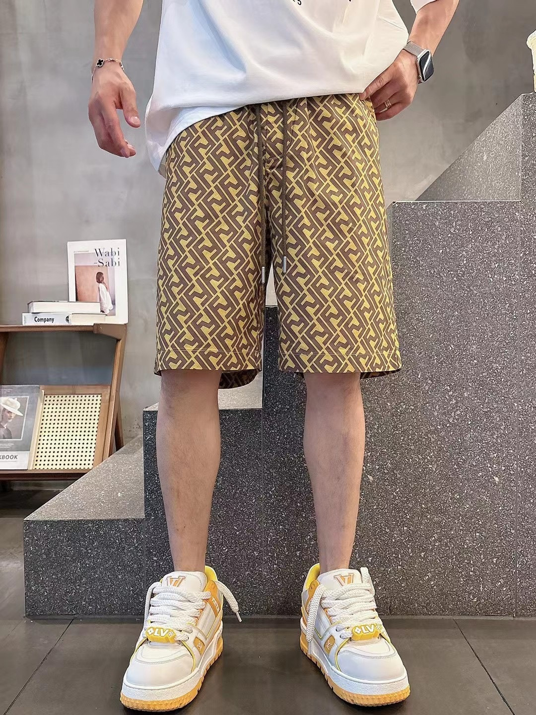 NO:148836,2025 spring and summer new style FD shorts M-3XL, shorts, alexander wang198609092025春夏新款 FD短裤 M-3XL,,shorts,alexander wang,Men's clothing