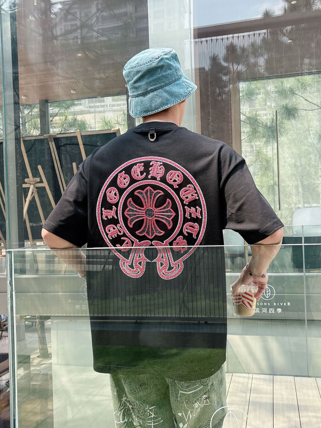 NO:411537,2025 new model Croxin embroidered short sleeve m-3XL, chrome hearts, T-shirt, alexander wang198609092025年新款 克罗心刺绣短袖 m-3XL,,chrome hearts,T-shirt,alexander wang,Men's clothing