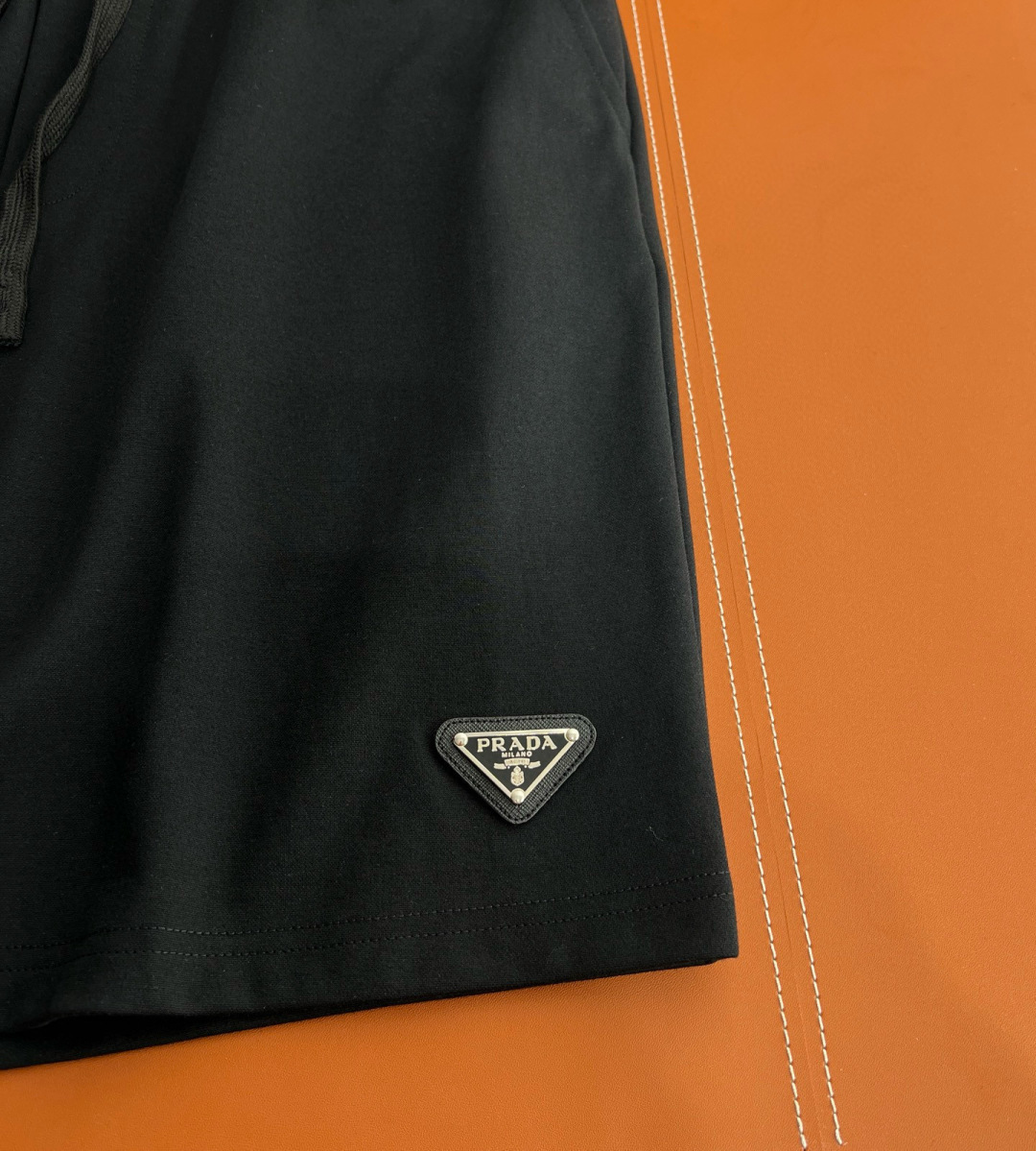 Breathable Cotton Summer Shorts with Unique 3D Logo Print for Men - 图片 3