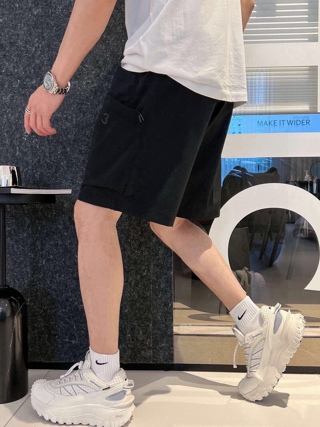 Y-3 Summer Shorts: High-End Quality, Super Soft Fabric, Double Pocket Design, Fashionable Logo - 图片 9
