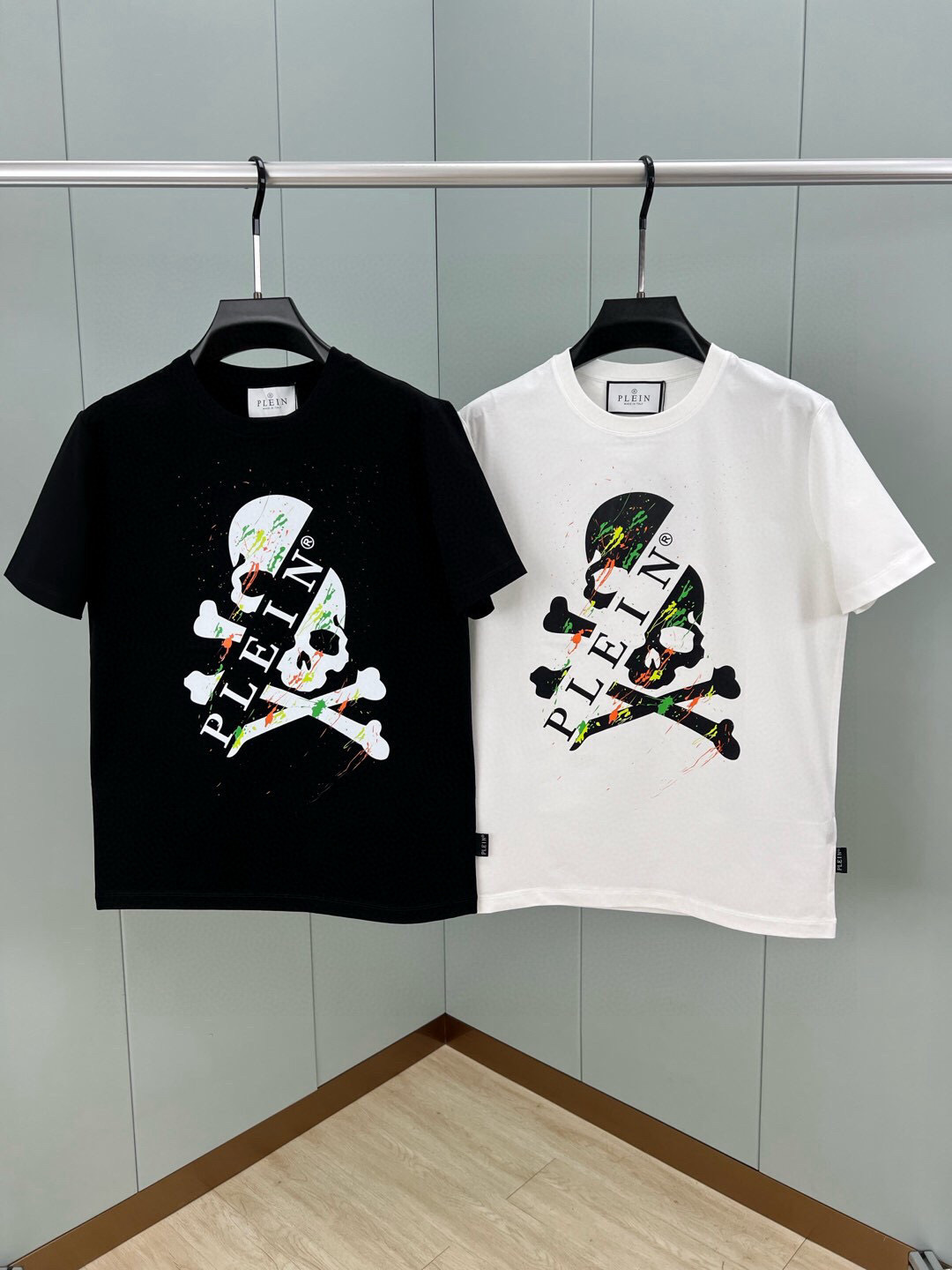 “Philipp Plein 25 Spring/Summer Skull Head T-Shirts: Customized Silky Cotton Fabrics” - 图片 8