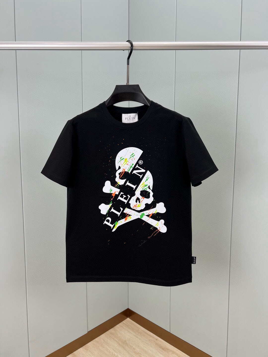 “Philipp Plein 25 Spring/Summer Skull Head T-Shirts: Customized Silky Cotton Fabrics” - 图片 2